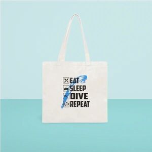 Scuba Diver Tote Bag